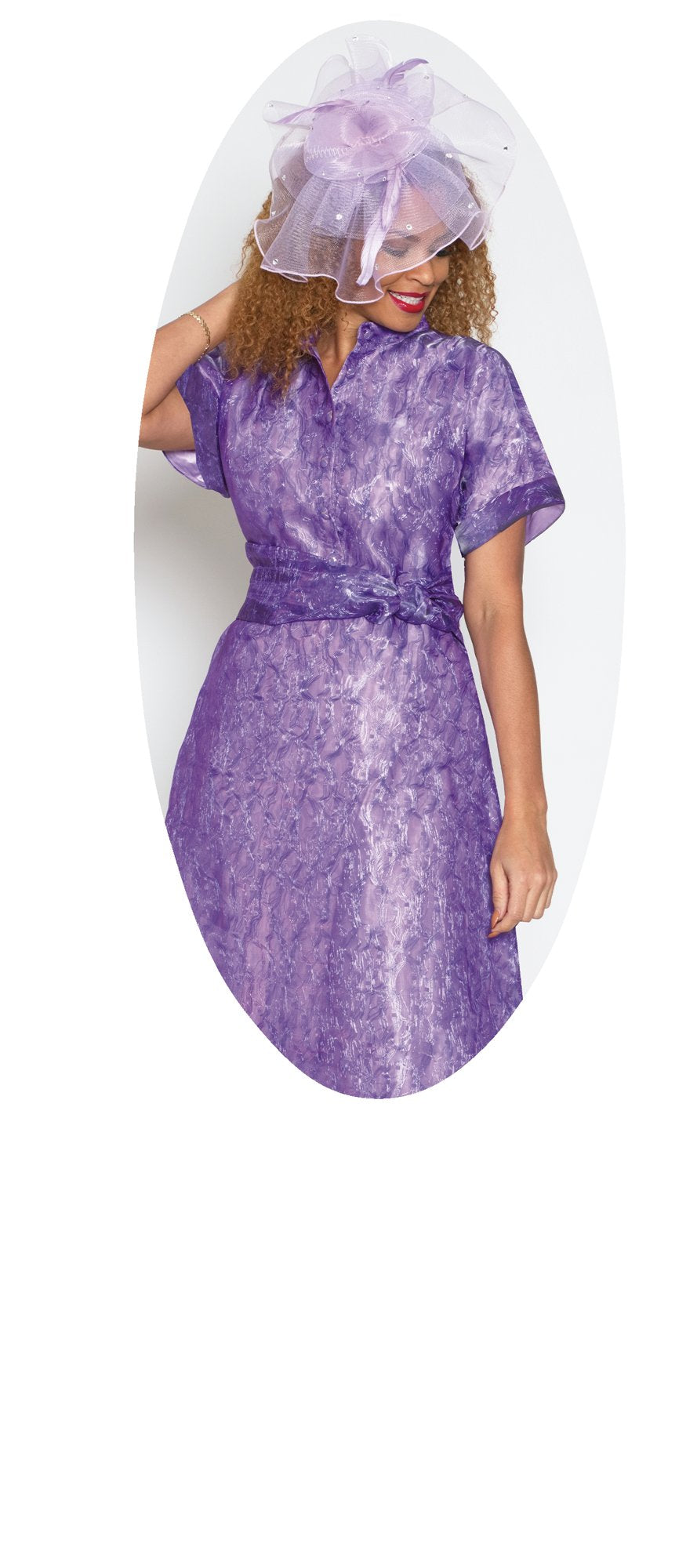 2-Piece Fine Pleated Blouse & Skirt 5175 LILY&TAYLOR