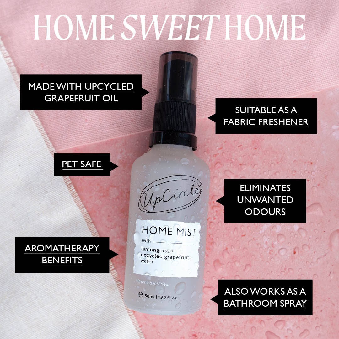 Home Mist with Lemongrass + Grapefruit UpCircle