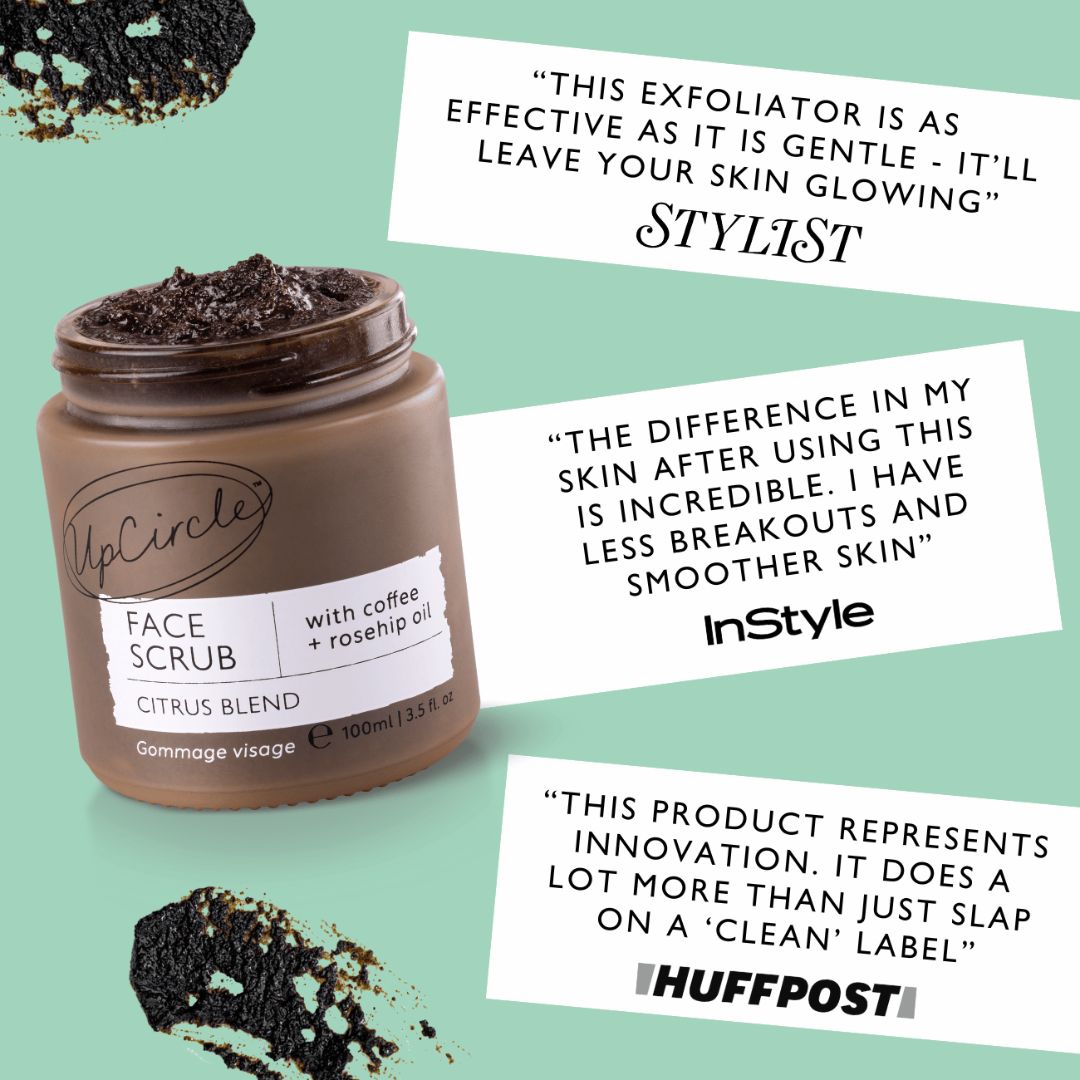 Face Scrub with Coffee + Rosehip Oil UpCircle
