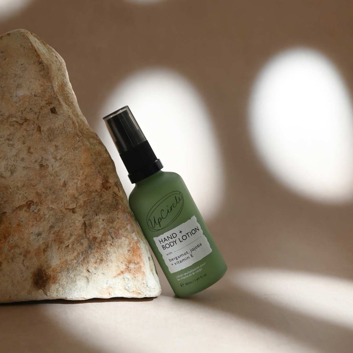 Hand + Body Lotion with Bergamot Water - Travel Size UpCircle