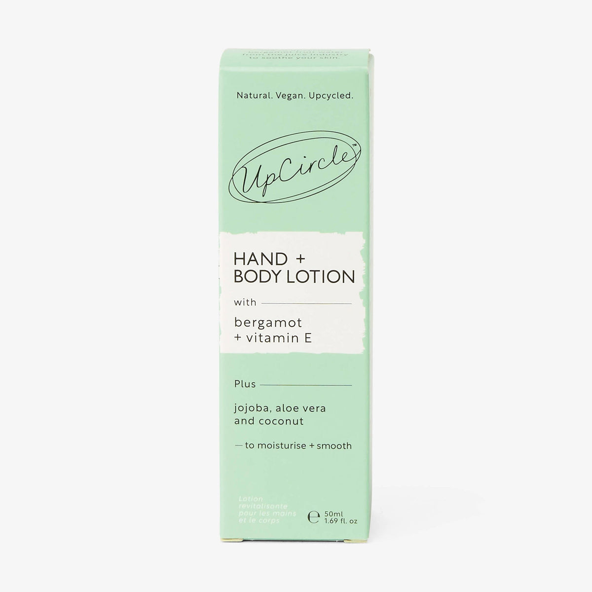 Hand + Body Lotion with Bergamot Water - Travel Size UpCircle