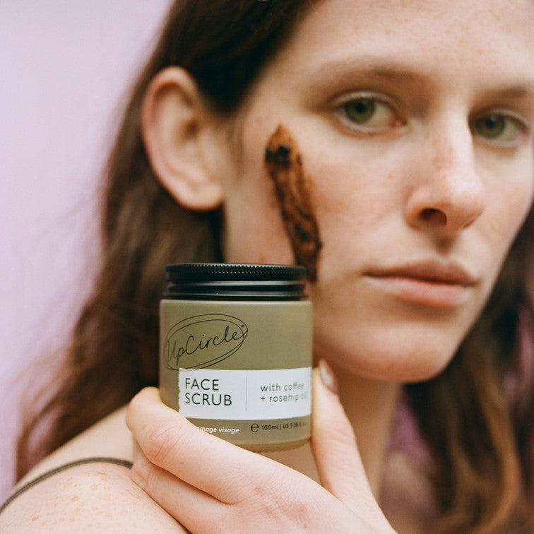 Face Scrub with Coffee + Rosehip Oil UpCircle