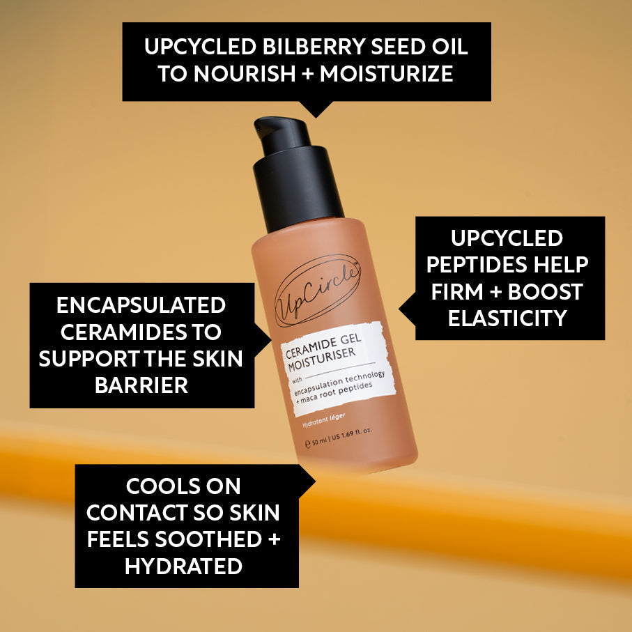 The Menopause Skin Set: Face Wash, Peptide Serum, Overnight Eye Treatment + Ceramide Gel Moisturizer UpCircle