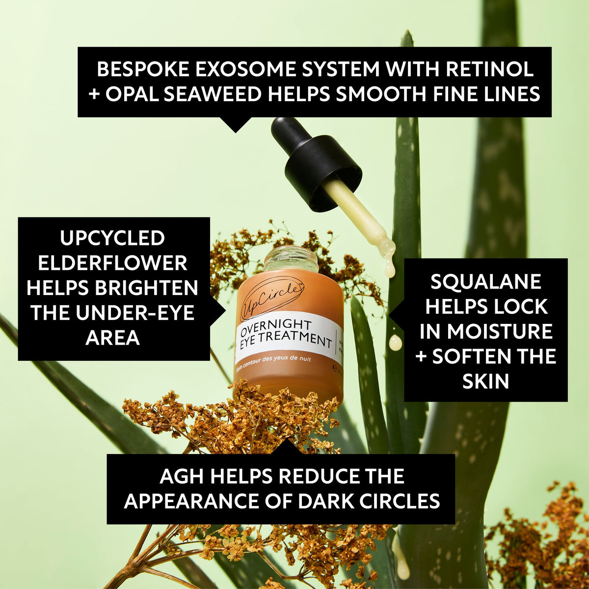 Overnight Eye Treatment with Retinol Exosomes UpCircle
