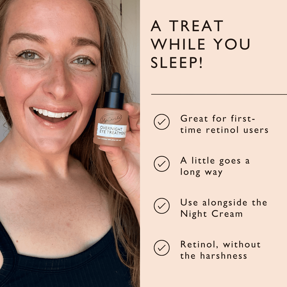 Overnight Eye Treatment with Retinol Exosomes UpCircle