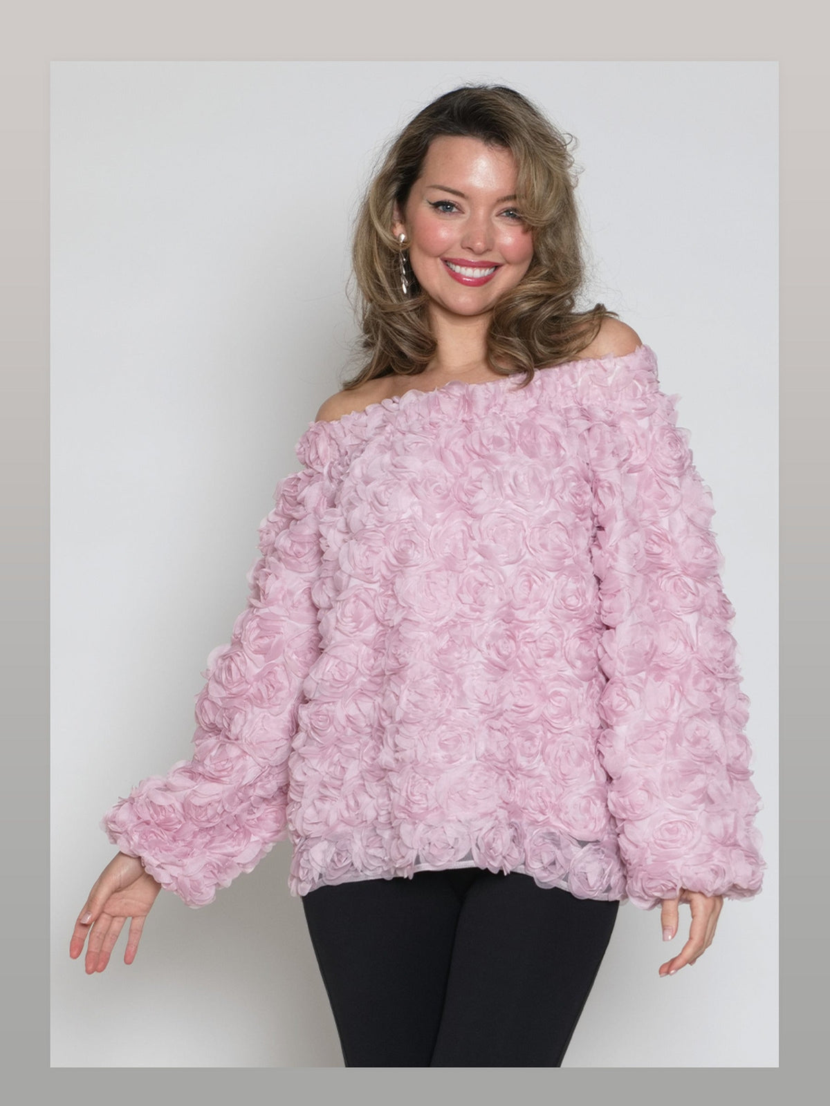 1-Piece Poly/organza w/ Rosebuds 5035 LILY&TAYLOR
